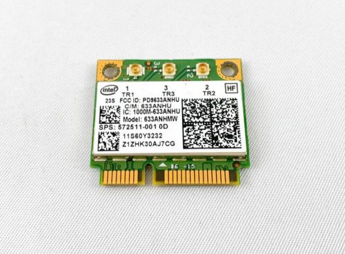 Intel Centrino Ultimate-N 6300 Dual Band mini PCI-E Wifi WLAN kártya adapter 2.4GHz 5Ghz 450Mbps 633ANHMW 572511-001