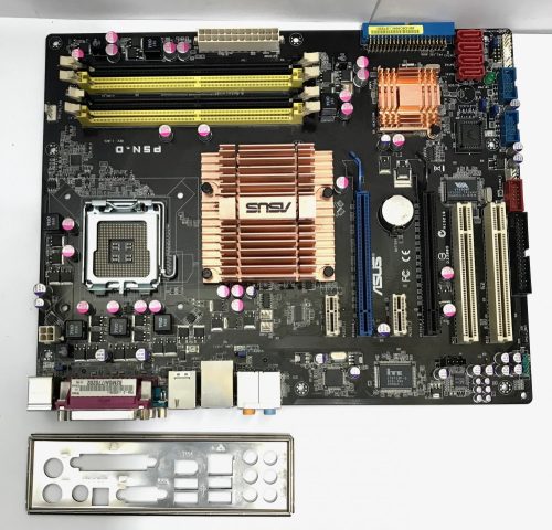 Asus P5N-D LGA775 használt alaplap DDR2 NVIDIA nForce 750i SLI PCI-e 