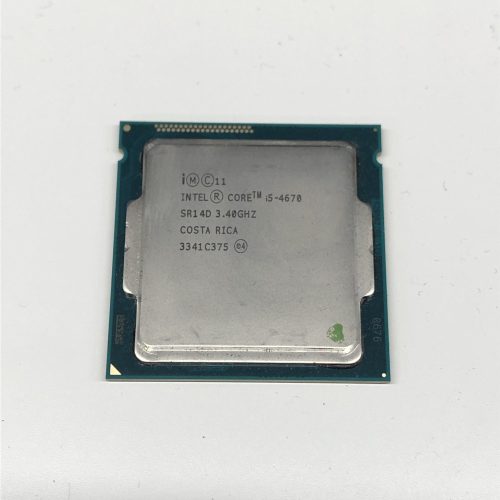 Intel Core i5-4670 3,80Ghz használt Quad processzor CPU LGA1150 6Mb cache 4. gen. SR14D