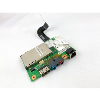   Lenovo ThinkPad X201 használt bontott USB audio jack card reader modem panel + szalag kábel 4CV03
