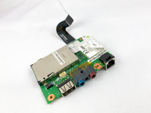 Lenovo ThinkPad X201 használt bontott USB audio jack card reader modem panel + szalag kábel 4CV03