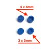   HP Dell Toshiba billentyűzet Trackpoint Stick point pöcökegér gumi sapka pöcök pointstick kék