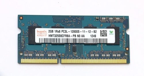 2Gb DDR3L 1600Mhz PC3L-12800 használt Laptop ram memória SO-DIMM 1.35V