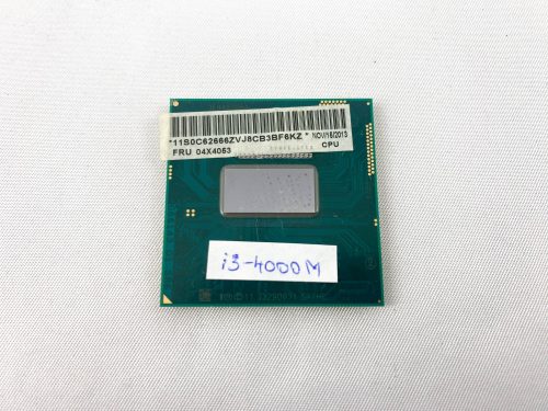 Intel Core i3-4000M használt laptop CPU processzor 2,40Ghz 4. gen. 3Mb cache SR1HC