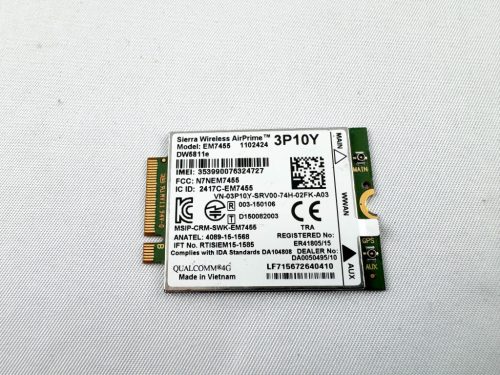 Dell Sierra Wireless AirPrime EM7455 DW5811e WWAN 4G WWAN kártya 3P10Y