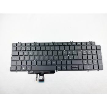   Dell Precision 3560 3561 3570 3571 3580 3581 7670 7680 7770 7780 Latitude 5520 5521 5530 5531 5540 3540(2023) használt svéd világítós laptop billentyűzet 0V08FD