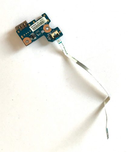 Toshiba C870D USB csatlakozó panel + szalag kábel C870D-117