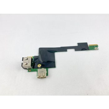   Lenovo ThinkPad T520 használt bontott LAN Ethernet USB csatlakozó panel 04W1563