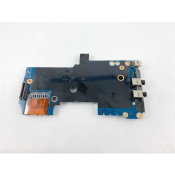   HP EliteBook 8440p használt bontott Jack audio SD kártya olvasó FireWire csatlakozó panel LS-4903P 594024-001