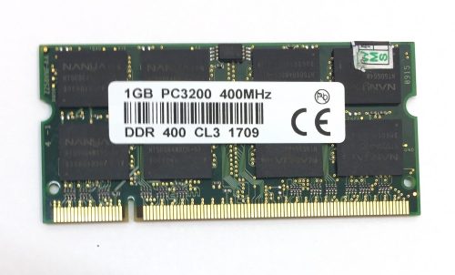 1Gb DDR 400Mhz Laptop notebook memória RAM SO-DIMM PC3200 DDR1 ÚJ
