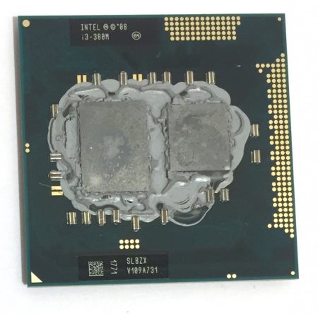 Intel Core i3-380M laptop CPU processzor 2.53Ghz G1 1. generáció SLBZX