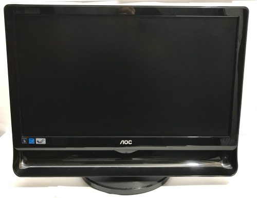 AOC 18,5” 47cm LED Wide 16:9 használt LCD monitor 6 hónap garancia