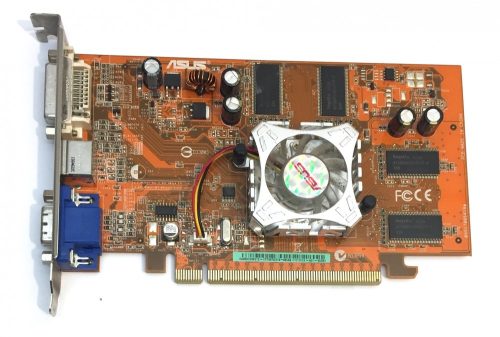 Asus ATI Radeon X550 256Mb/512Mb 128bit használt videokártya