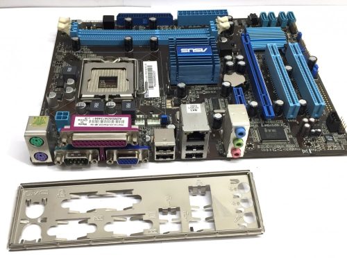 Asus P5G41T-M LX2 LGA775 használt alaplap DDR3 PCI-e Integrált VGA G41