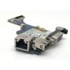   Dell Latitude E6420 használt bontott laptop USB LAN AUDIO modul panel