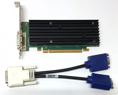 nVIDIA Quadro NVS 290 256MB 64bit használt videokártya DMS-59 + kábel