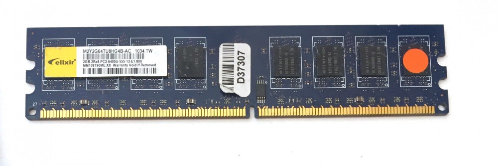 Használt 2Gb DDR2 800Mhz memória RAM garanciával!