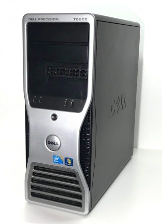 Dell Precision T5500 Worksation használt számítógép Xeon X5550 Quad 3,06Ghz 12Gb DDR3 500Gb HDD + nvidia Quadro FX 1800 768Mb