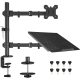 BONTEC monitor  13-32" és laptop max. 17" tartó állítható és forgatható karos állvány VESA felfogatás 75x75-100x100mm