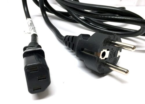 Számítógép / monitor / nyomtató / töltő táp kábel 230V 1,8m