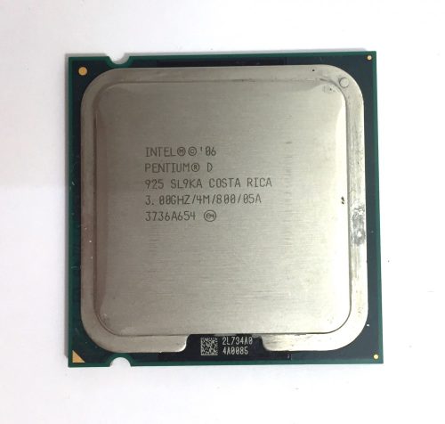Intel Pentium D 925 3,00Ghz 2 magos Processzor CPU LGA775 SL9KA 800Mhz FSB 4Mb L2