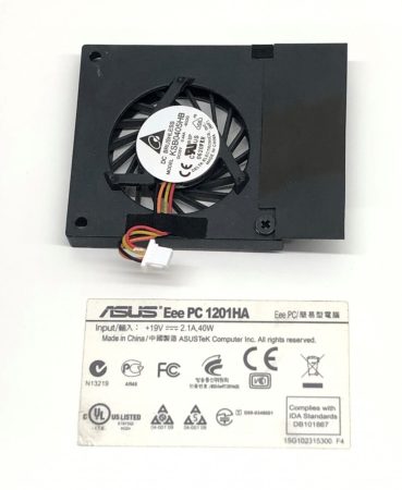 Asus Eee PC 1201HA használt bontott processzor CPU hűtő ventilátor