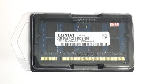 Elpida 2Gb DDR2 800Mhz Laptop notebook memória RAM SO-DIMM PC2-6400