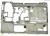 IBM Lenovo Z61m belső ház / váz merevítő elem laptop 