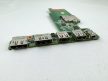 HP EliteBook 8560w használt bontott DisplayPort USB Firewire Esata SD card csatlakozó panel 01015S900-388-G