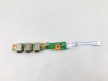 HP Pavilion dv6-2090eg használt bontott Jack audio csatlakozó panel DAUT3AAB6C0