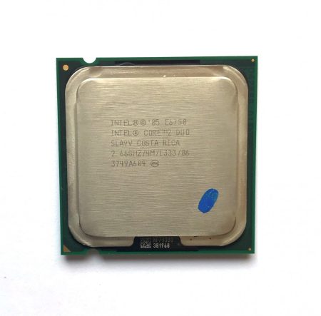 Intel Core 2 Duo E6750 2,66Ghz használt processzor CPU LGA775 1333Mhz FSB 4Mb L2 SLA9V