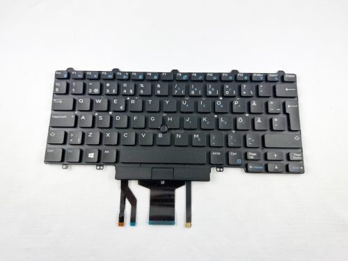 Dell Latitude E5450 E5470 E7450 E7470 5480 5490 7480 7490 használt bontott laptop billentyűzet világítós 07TNDW