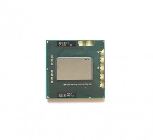 Intel Core i7-820QM használt Quad Core laptop CPU processzor 3,06Ghz G1 1. gen. SLBLX 1év garancia