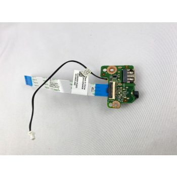   Dell Latitude E5520 USB Jack Audio csatlakozó panel + szalag kábel használt bontott 02NHKM