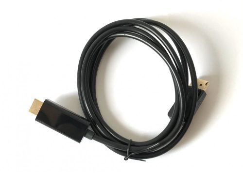 DP HDMI átalakító kábel 1,8m DisplayPort apa - HDMI apa