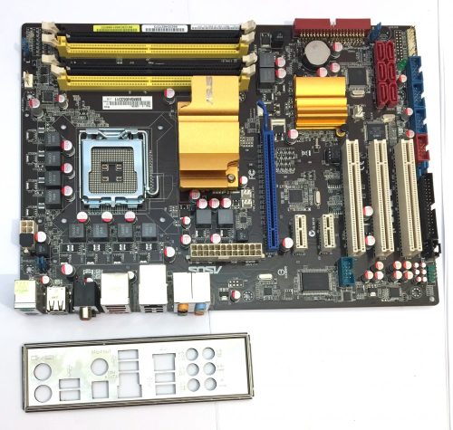 Asus P5QL-E LGA775 használt alaplap DDR2 P43 Express Chipset