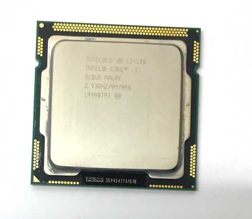 Intel Core i3-530 2,93Ghz használt processzor CPU LGA1156 4Mb cache 1. gen. SLBLR