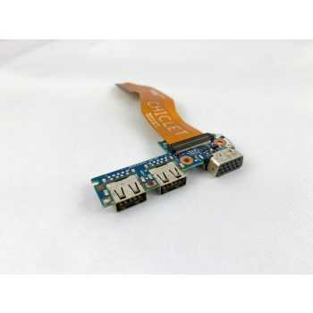   HP EliteBook 850 G1 850 G2 USB VGA panel + szalag kábel használt bontott 6050A2638201