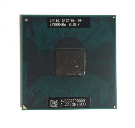Intel Core 2 Duo P8800 laptop processzor CPU 2.66Ghz 1066Mhz FSB 3Mb L2 Socket P