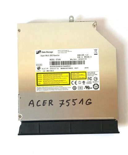 Acer Aspire 7551G SATA DVD író CD DVD ±RW Dual Layer 12.7mm GT30N
