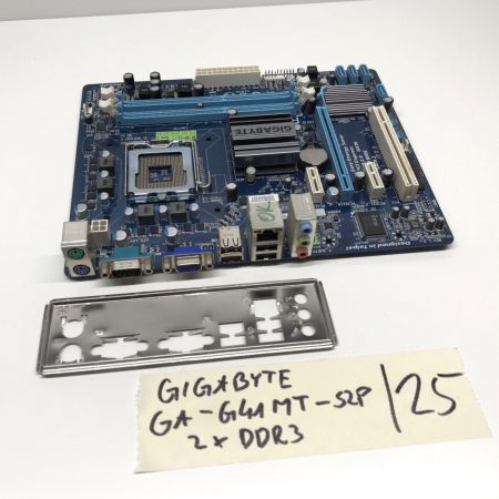 Gigabyte GA-G41MT-S2P LGA775 használt alaplap DDR3 G41 PCI-e Integrát VGA