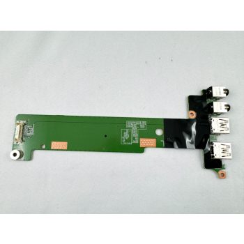   HP EliteBook 8560w használt bontott Jack audio USB csatlakozó panel 01015F700-388-G