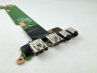 HP EliteBook 8560w használt bontott Jack audio USB csatlakozó panel 01015F700-388-G