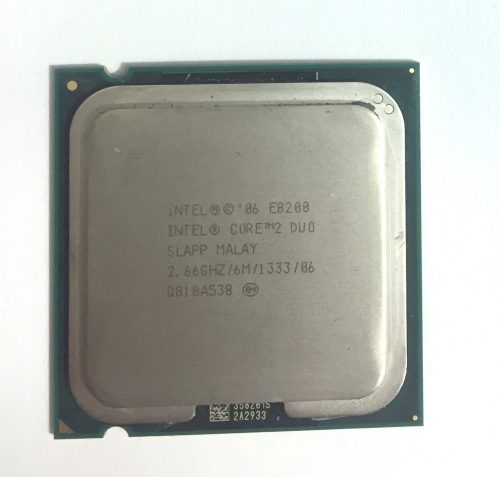 Intel Core 2 Duo E8200 2,66Ghz 2 magos Processzor CPU LGA775 1333Mhz FSB 6Mb L2 SLAPP
