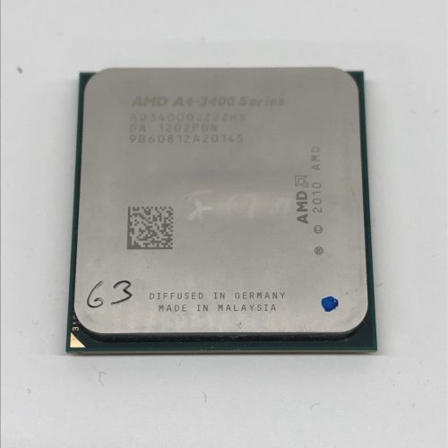 AMD A4-3400 (HX) 2,70GHz 2 magos használt FM1 Processzor CPU AD3400OJZ22HX