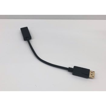   DP HDMI átalakító adapter kábel DisplayPort apa - HDMI anya 25cm