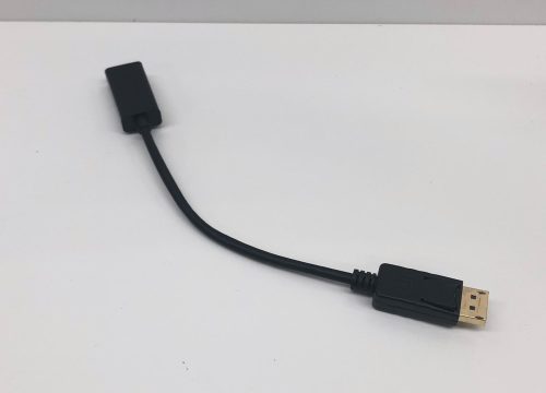 DP HDMI átalakító adapter kábel DisplayPort apa - HDMI anya 25cm