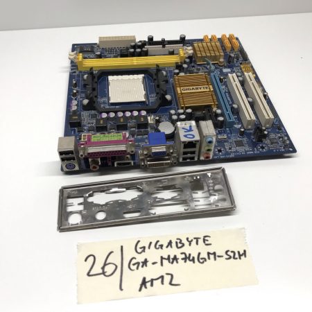  Gigabyte GA-MA74GM-S2H AM2 AM2+ használt alaplap PCI-e DDR2