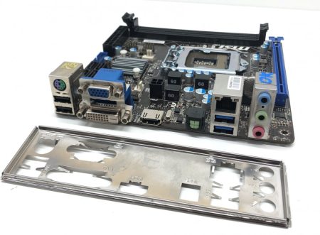 MSI H81I LGA1150 használt Mini-ITX alaplap Intel H81 chipset 4. gen. DDR3 USB 3.0 iGPU