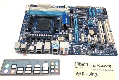 Gigabyte GA-MA770T-UD3 AM3+ használt alaplap PCI-e DDR3 AMD 770